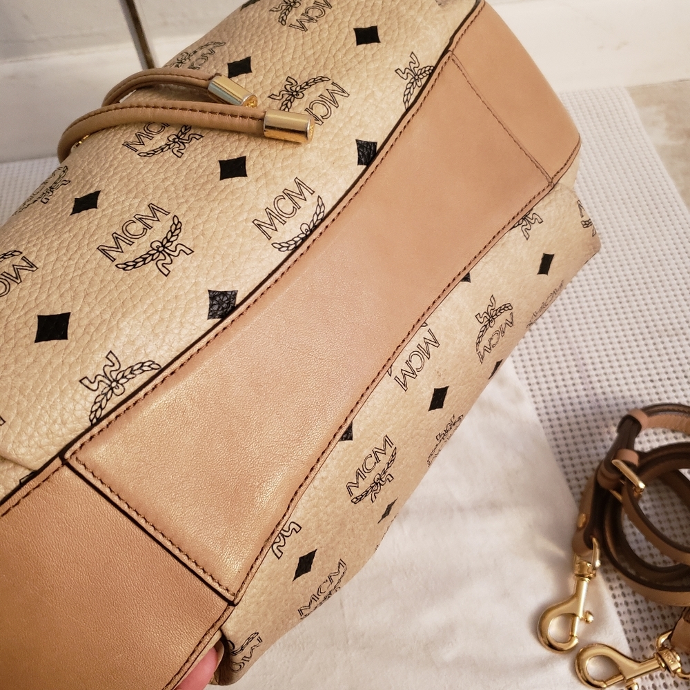 Authentic Mcm Medium Drawstring Bag - image 6